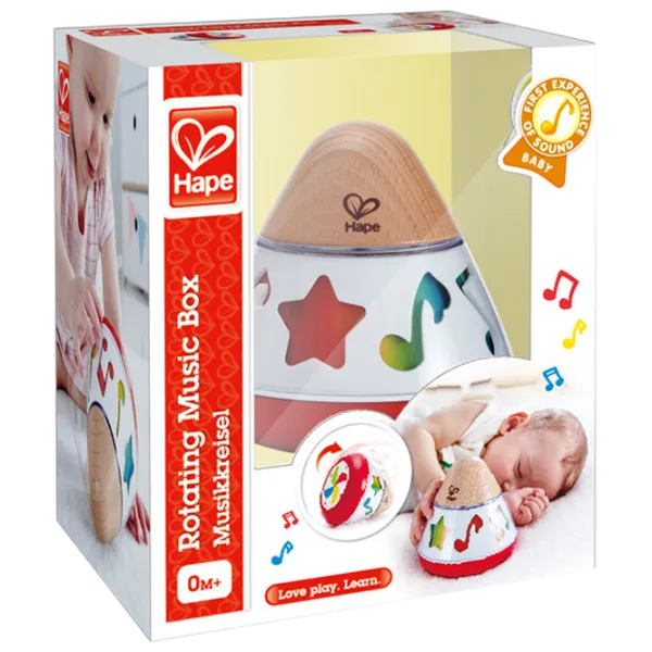 Jucărie muzicală Hape Baby Music Songs for sleep E0332 0+ / White photo 5