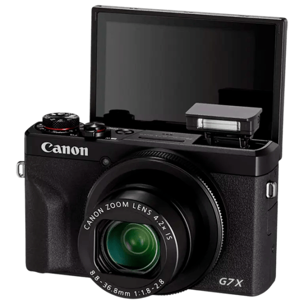Cameră foto Canon PS G7 X Mark III Vlogger Kit Kit CMOS/ Black photo 7