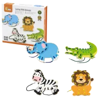 Развивающий набор VIGA Wild animals 51326 1+ / Разноцветный