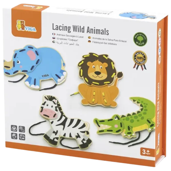 Развивающий набор VIGA Wild animals 51326 1+ / Разноцветный photo 6