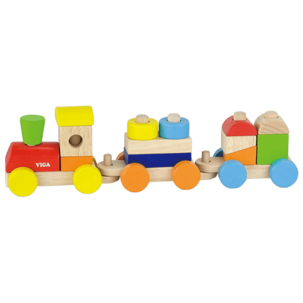 Развивающий набор VIGA Stacking Train 51610  1+ / Разноцветный photo 3