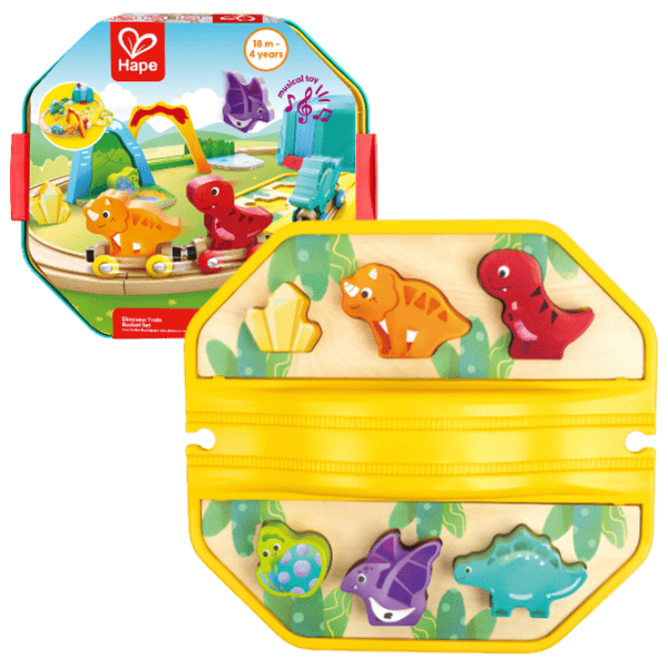 Joc educativ Hape Dinosaur Train E3828 3+ / Yellow photo 1
