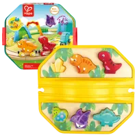 Joc educativ Hape Dinosaur Train E3828 3+ / Yellow