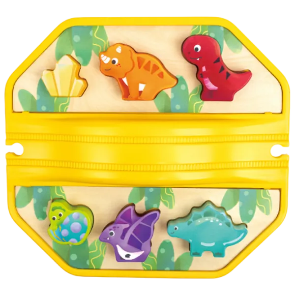 Joc educativ Hape Dinosaur Train E3828 3+ / Yellow photo 2