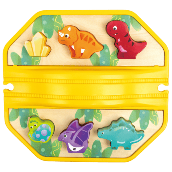 Joc educativ Hape Dinosaur Train E3828 3+ / Yellow photo 2