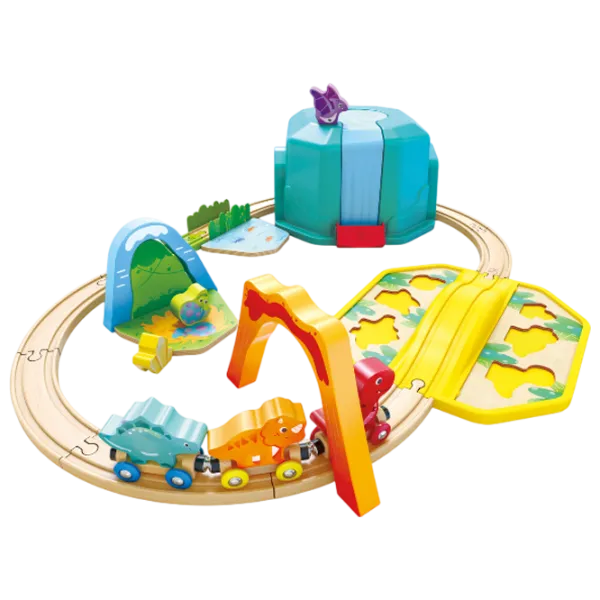 Joc educativ Hape Dinosaur Train E3828 3+ / Yellow photo 3