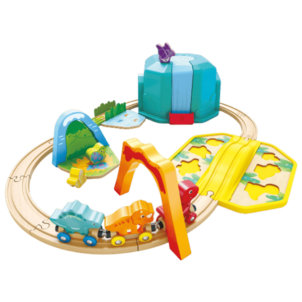 Joc educativ Hape Dinosaur Train E3828 3+ / Yellow photo 3