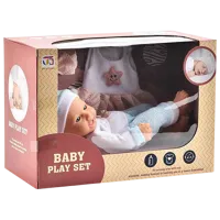 Păpușă Essa Toys Baby in pajamas 6899-20W bebeluș / 3+