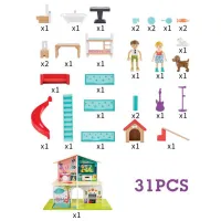 Набор Hape Rock and Slide Play E3411 домик / 3+ photo 2