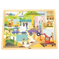 Puzzle VIGA Șantier 2+/ Numărul de piese: 48