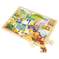 Puzzle VIGA Șantier 2+/ Numărul de piese: 48 photo 2