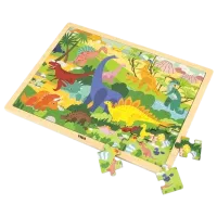Puzzle VIGA Dinozauri  2+/ Numărul de piese: 48