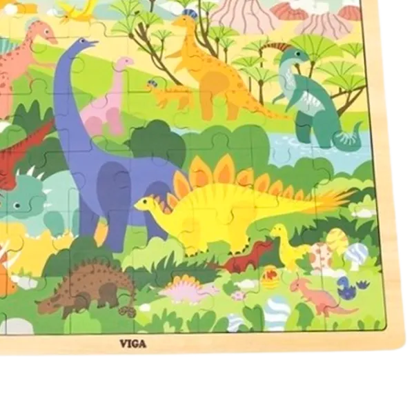 Puzzle VIGA Dinozauri  2+/ Numărul de piese: 48 photo 4