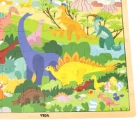Puzzle VIGA Динозавры 2+/ Количество деталей: 48 photo 4