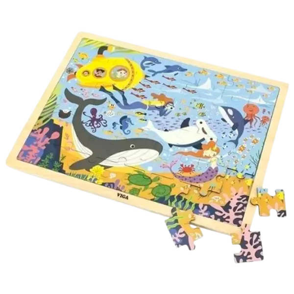 Puzzle VIGA Viața marină 2+/ Numărul de piese: 48 photo 3