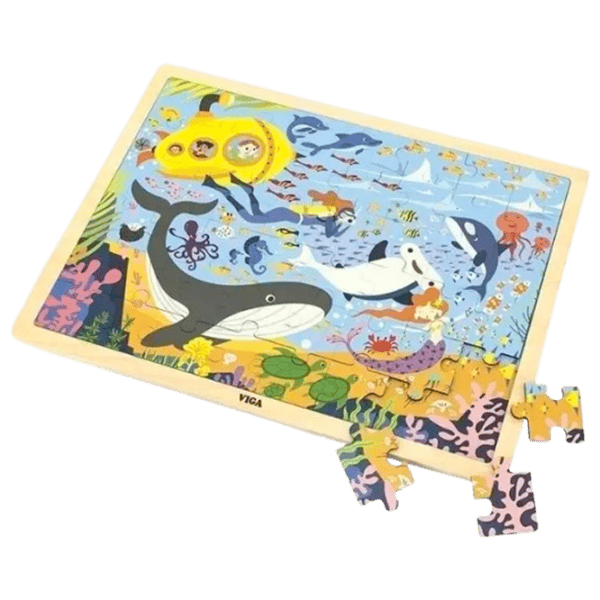 Puzzle VIGA Viața marină 2+/ Numărul de piese: 48 photo 3