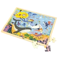 Puzzle VIGA Mорская жизнь 2+/ Количество деталей: 48 photo 4