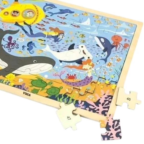 Puzzle VIGA Viața marină 2+/ Numărul de piese: 48 photo 5