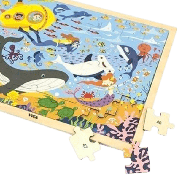 Puzzle VIGA Viața marină 2+/ Numărul de piese: 48 photo 5