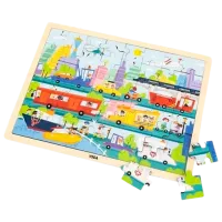 Puzzle VIGA Transport 2+/ Количество деталей: 48 photo 2