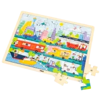 Puzzle VIGA Transport 2+/ Количество деталей: 48 photo 4