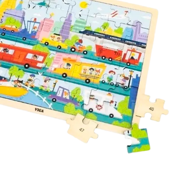 Puzzle VIGA Transport 2+/ Numărul de piese: 48 photo 5