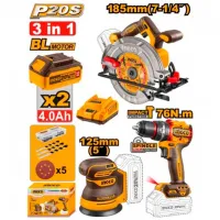 Set de instrumente INGCO COSLI250181 20 V / 3