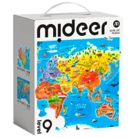 Puzzle Mideer Карта Китая и Карта мира 8+/ Количество деталей: 698 photo 3