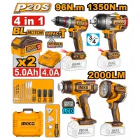 Набoр инструментов INGCO COSLI250608 20 В / 4