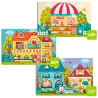 Puzzle Mideer Сказочный городок 4+/ Количество деталей: 180 photo 3