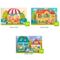 Puzzle Mideer Сказочный городок 4+/ Количество деталей: 180 photo 5