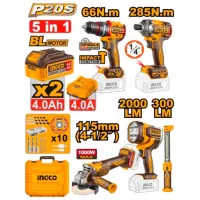 Set de instrumente INGCO COSLI250692 20 V / 5