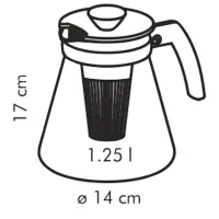 Infuzor Tescoma TEO 646623.2 1.25l 1.25l / Red photo 4