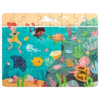 Puzzle Hape Prietenii Oceanului 5+/ Numărul de piese: 144