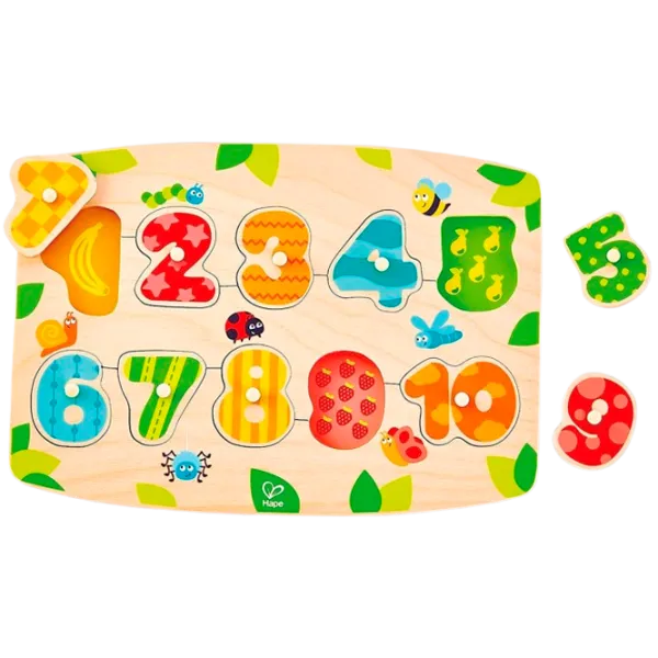 Puzzle Hape Cifre 3+/ Numărul de piese: 11 photo 1