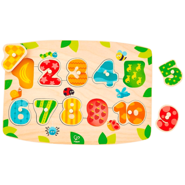 Puzzle Hape Cifre 3+/ Numărul de piese: 11 photo 1