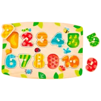 Puzzle Hape Cifre 3+/ Numărul de piese: 11