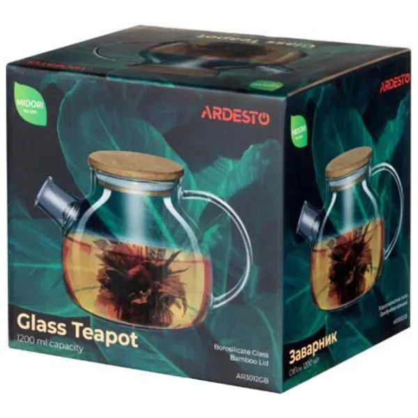 Infuzor Ardesto AR3010GB 1.2l / Transparent photo 8