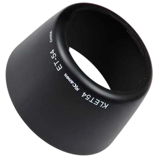 Parasolar pentru obiectiv Canon ET-54 Black photo 1