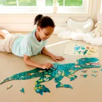 Puzzle Hape Динозавры 8+/ Количество деталей: 202 photo 6