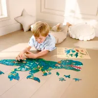 Puzzle Hape Динозавры 8+/ Количество деталей: 202 photo 7