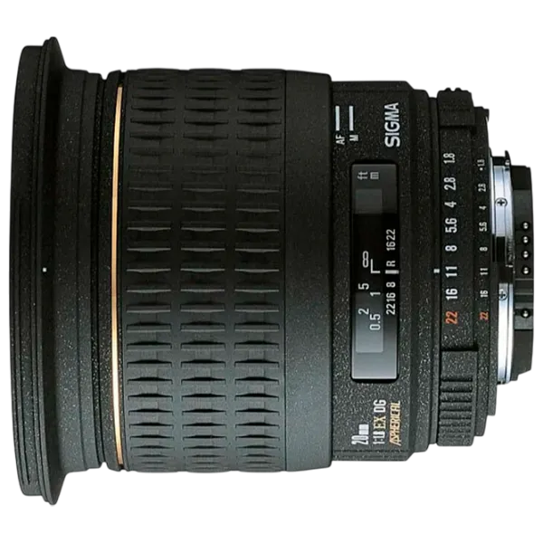 Obiectiv Sigma AF 20mm f/1.8 EX DG ASPHERICAL RF Canon EF Black photo 1