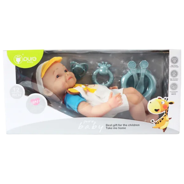 Păpușă Essa Toys Pure Baby DF12-013D bebeluș / 3+ photo 3