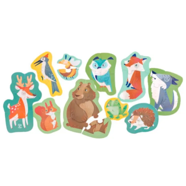 Puzzle Hape Prietenii pădurii 1+/ Numărul de piese: 1000 photo 2