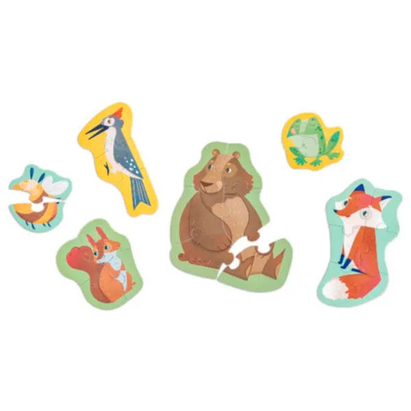 Puzzle Hape Prietenii pădurii 1+/ Numărul de piese: 1000 photo 4