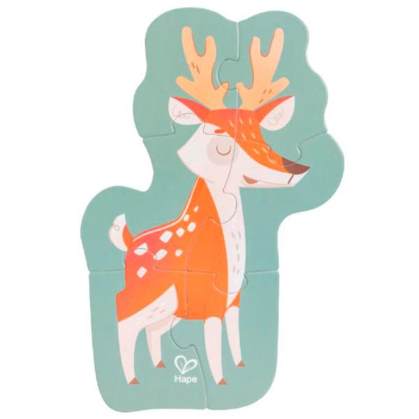 Puzzle Hape Prietenii pădurii 1+/ Numărul de piese: 1000 photo 5