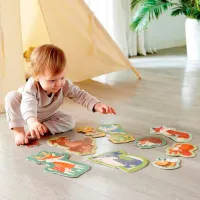 Puzzle Hape Друзья леса 1+/ Количество деталей: 1000 photo 7