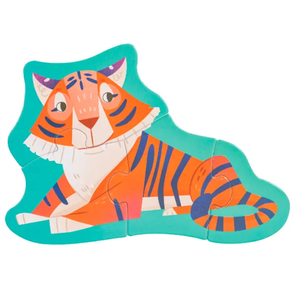 Puzzle Hape Prietenii Junglei 1+/ Numărul de piese: 40 photo 6