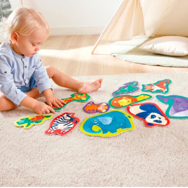 Puzzle Hape Prietenii Junglei 1+/ Numărul de piese: 40 photo 8