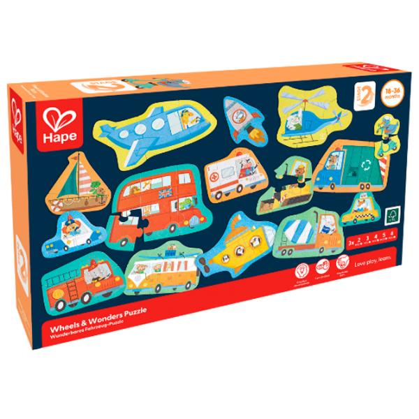 Puzzle Hape Vehicule 1+/ Numărul de piese: 60 photo 3
